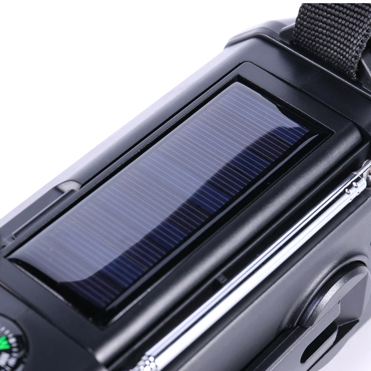 Nödradio - 10,000mAh inbyggd Powerbank, Lampa och Vevgenerator